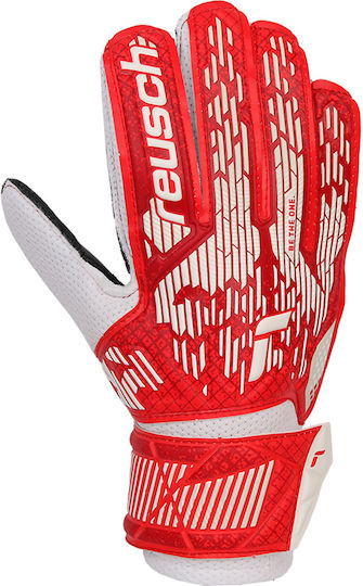 Reusch Attrakt Solid Kids Goalkeeper Gloves Red