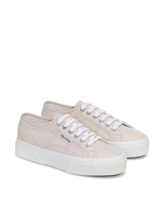 Superga Femei Sneakers Beige Lt Iridescent