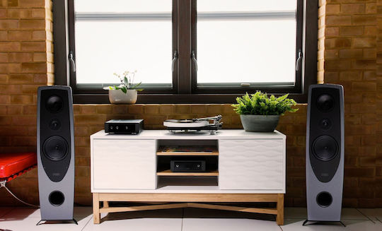 Rega AYA Pereche Boxe Hi-Fi pardoseală 110W 2.5 Nr. de șoferi L25.8xA21.5xÎ87.1cm. Gri