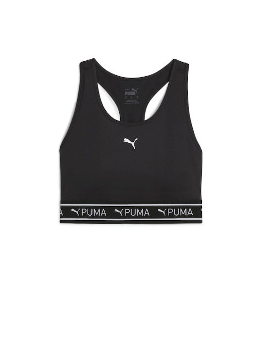 Puma 4keeps Elastic Femei Sutien sport Negru cu umplutură