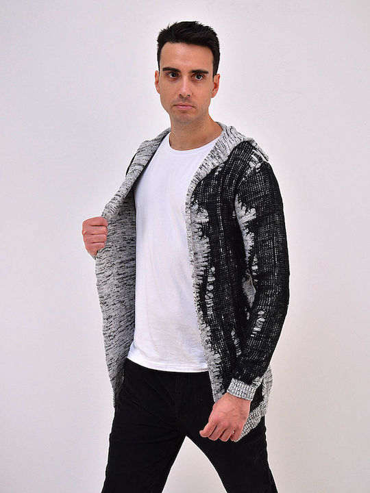 Beltipo Men's Knitted Cardigan Black