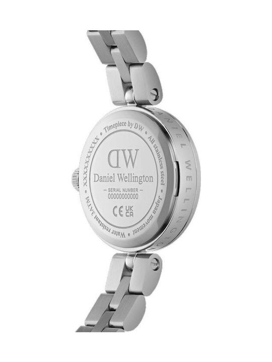 Daniel Wellington Lumine Crystals Women's Watch with Silver Metal Bracelet