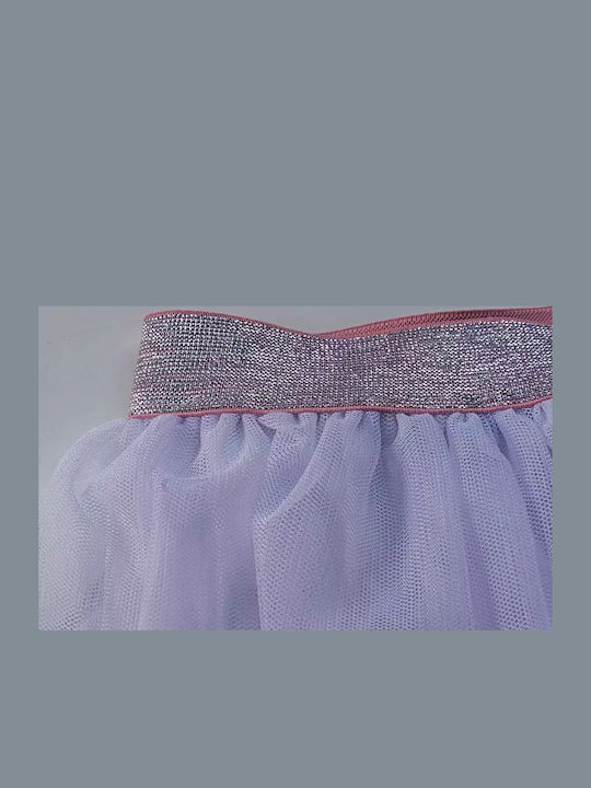 Kids' Set with Skirt Summer 2pcs White