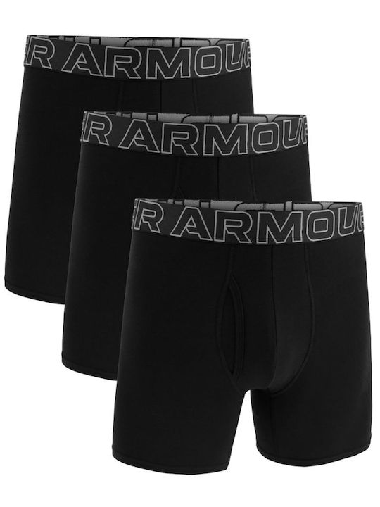 Under Armour Ανδρικά Μποξεράκια Μαύρα 3Pack