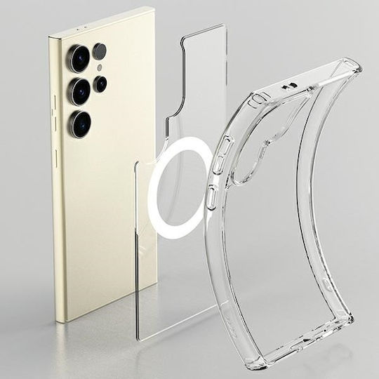Araree Duple M Задна корица Пластмаса / Силикон Прозрачен (Galaxy S24)