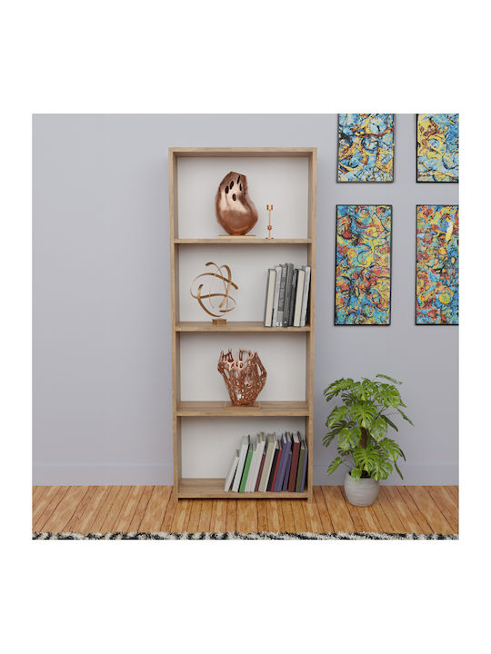 Bibliothek Fren Oak-white 60x19.5x170cm