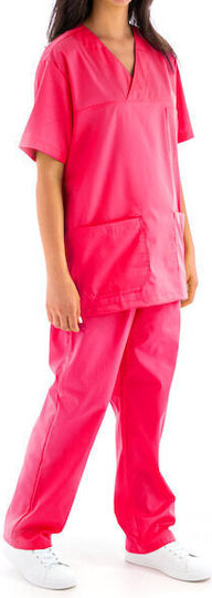 DS Wear Women's Fuchsia Pants & Blouse Set