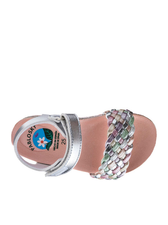 Kinder Sandalen Anatomisch Silber