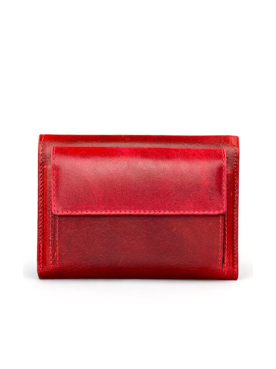 Forest Large Leather Women's Wallet Red