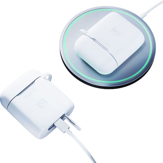 3MK Калъф в Бял цвят за Apple AirPods 1 / AirPods 2