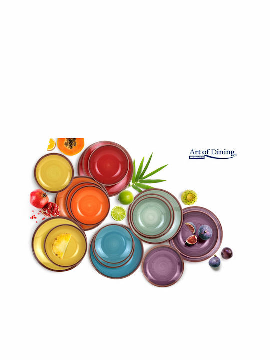 Heinner Multicolour Ceramic Dinnerware Set 18pcs