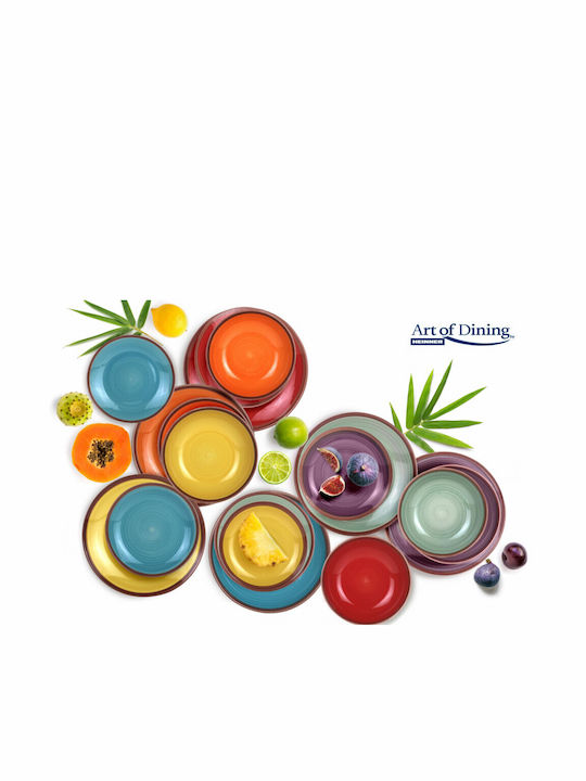 Heinner Multicolour Ceramic Dinnerware Set 18pcs