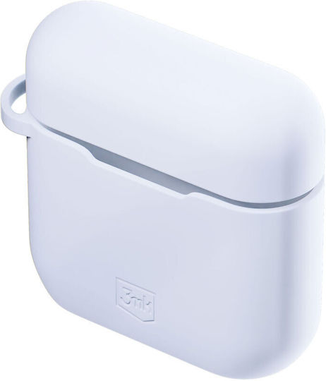 3MK Θήκη Σιλικόνης σε Λευκό χρώμα για Apple AirPods