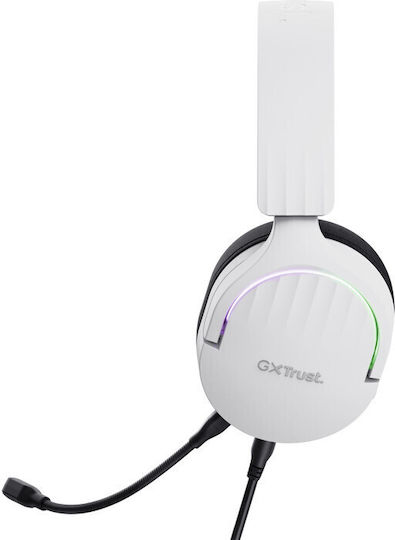 Trust GXT490 Fayzo Over Ear Gaming Headset with USB Connectivity White for PS4 / PS5