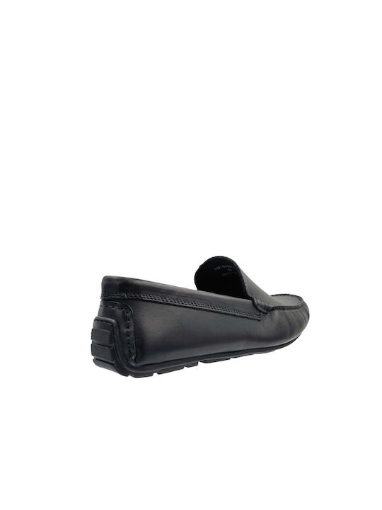 Freemood Men's Leather Moccasins Black