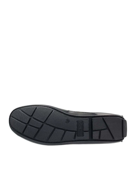 Men's Leather Moccasins Black