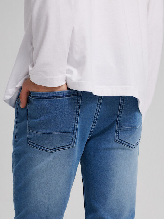 Ανδρικό Παντελόνι Τζιν με Skinny Εφαρμογή Blue