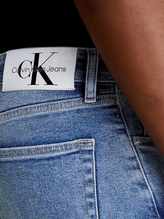 Ανδρικό Παντελόνι Τζιν με Slim Tapered Εφαρμογή DenimLightBlue