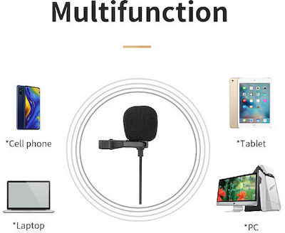 Jmary Electret Microphone USB Type-C Lapel Journalistic