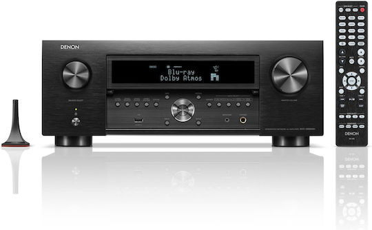 Denon Home Cinema Receiver 4K/8K 11.4 Channels with HDR and Dolby Atmos Black