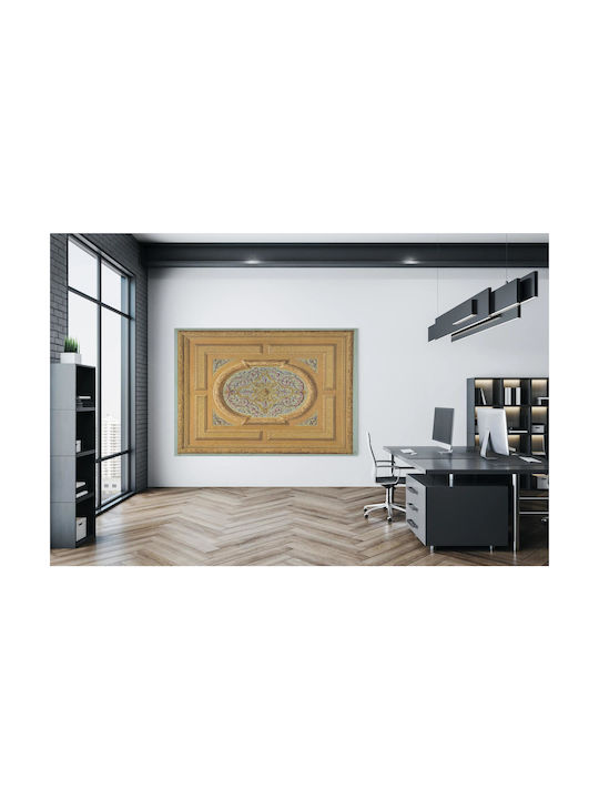 Design A Ceiling Decorated Bands Oak Πίνακας σε Καμβά 120x80cm