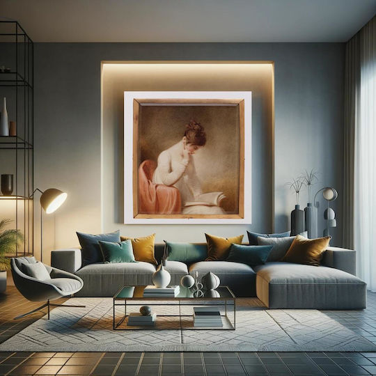 Interesting Story Miss Ray Tablou Lemn 110x110cm