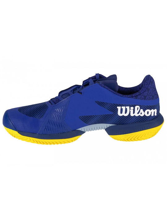 Wilson Ανδρικά Παπούτσια Τένις για Χωμάτινα Γήπεδα Μπλε