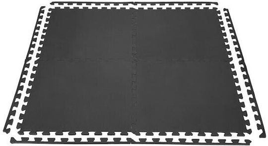 HMS Boden Puzzle Fitnessstudio Schwarz 60x60x1cm 1Stück
