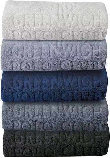 Greenwich Polo Club Bath Mat Cotton 3090 220750703090 Black Velvet-Black Metal 50x70cm