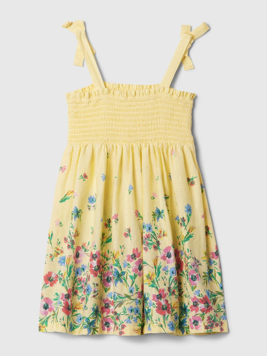 GAP Mädchen Kleid Ärmellos Maize Yellow