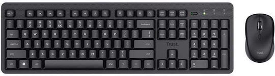 Trust Ody II Kabellos Tastatur & Maus Set Englisch US