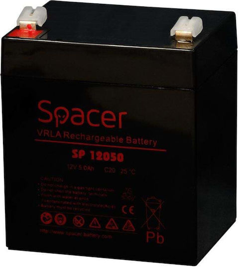 Spacer UPS-Batterie mit Gewicht 5Ah und Spannung 12V SP-BAT-12V5AH 1 Stück