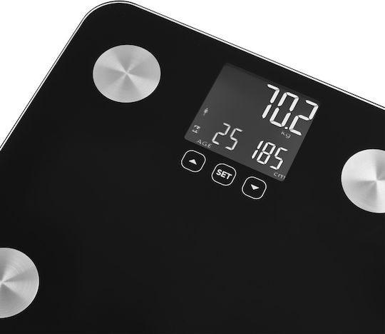 Sencor Digital Bathroom Scale with Body Fat Counter Black SBS 6026BK
