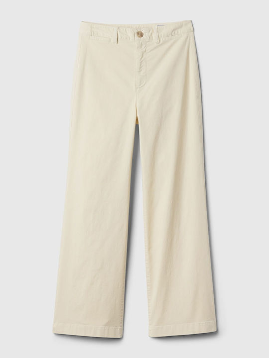 Damen Stoffhose Weiß