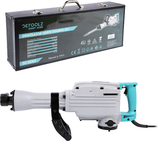 Detoolz Percuție Ciocan rotopercutor Electrică 1600W cu Suport SDS Plus