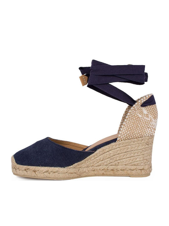 Carina 6 Women's Fabric Platform Espadrilles Blue