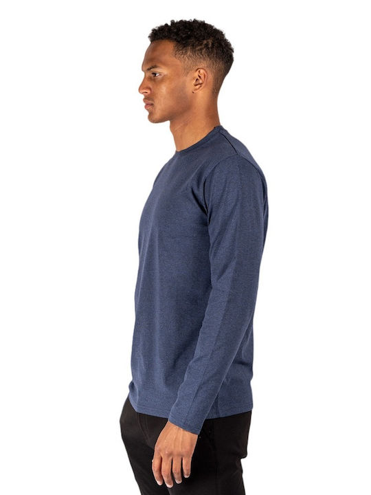 Marcus Herren Langarmshirt Blau