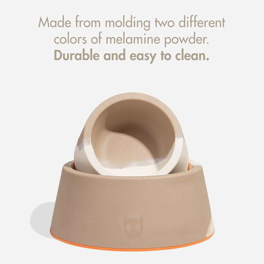 Zeedog Melamine Melamine Dog Bowl Desert Small 600ml