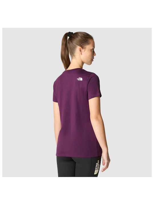 The North Face Simple Dome Damen Sport T-Shirt Lila
