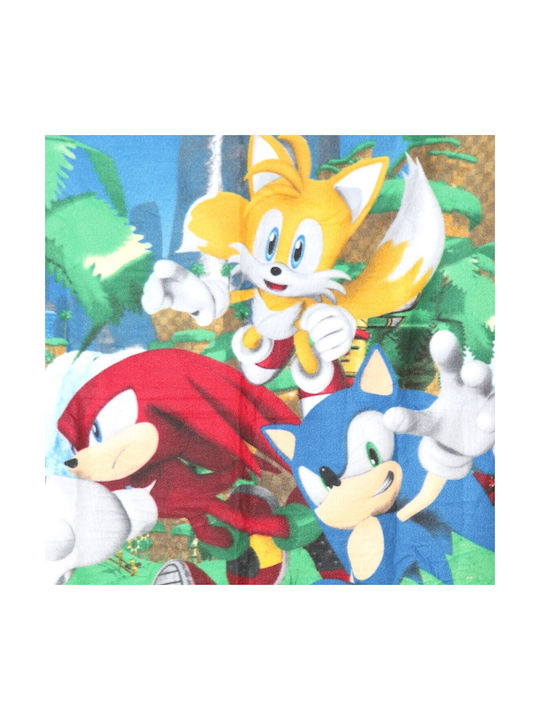Sega Одеяло Флийс Sonic The Hedgehog Speedy Dreams Синьо 100x140cm