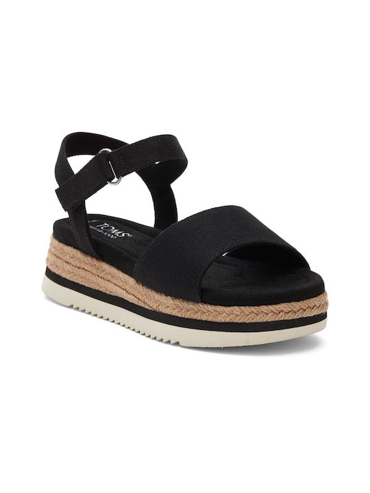 Toms Kids' Sandals Black