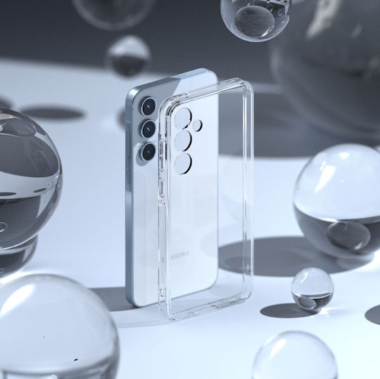 Ringke Fusion Umschlag Rückseite Kunststoff 2mm mit Band Transparent (Galaxy A55)