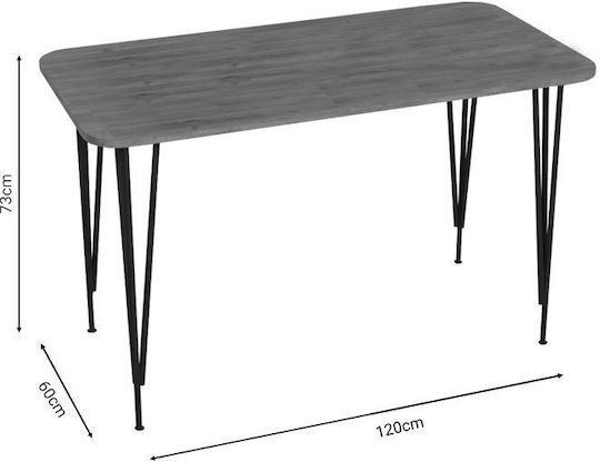 Маса Стабилна Polkan 120x60x73бр