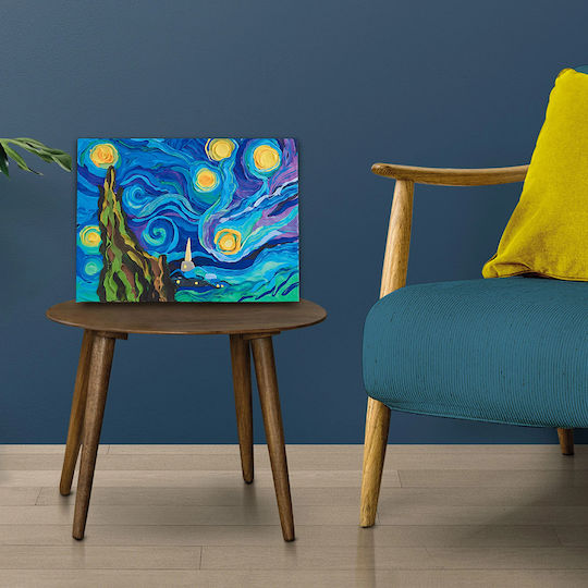 Okto DIY Creative Sensory 3D Painting Set with Clay Starry Night (Ages 12-99) 10005