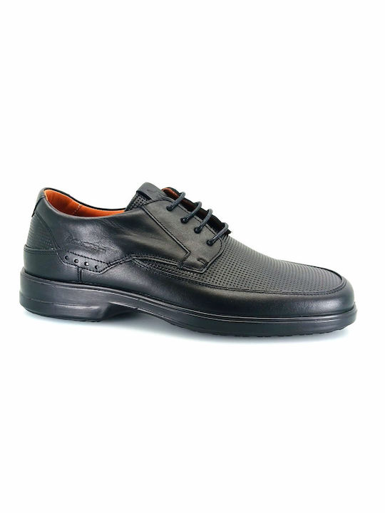 Boxer Men's Leather Casual Shoes Black