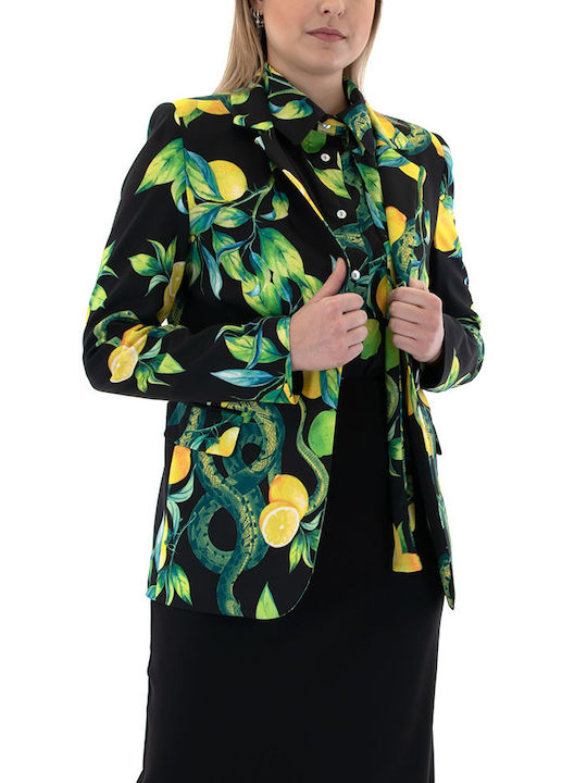 C. Manolo Damen Blazer Grün