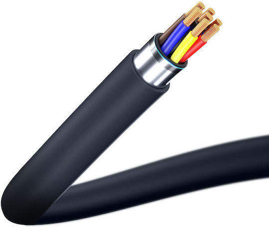 3MK Regular USB 2.0 to micro USB Cable Μαύρο 1.2m