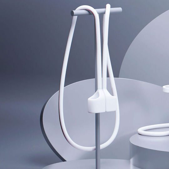 3MK Θήκη Σιλικόνης σε Λευκό χρώμα για Apple AirPods