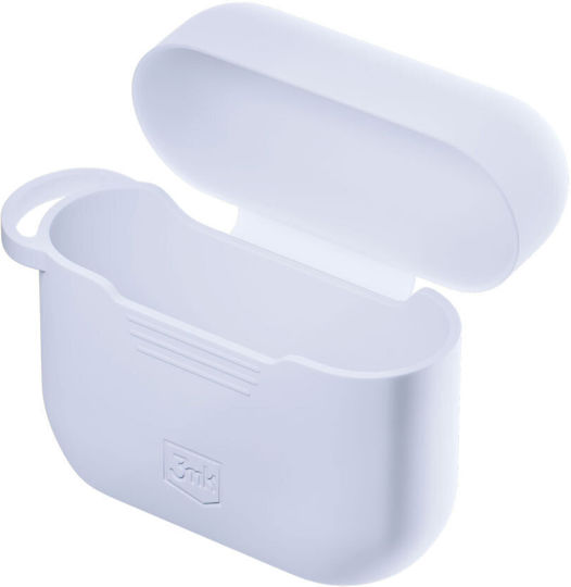 3MK Θήκη Σιλικόνης σε Λευκό χρώμα για Apple AirPods