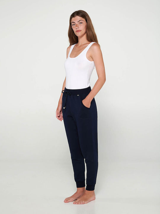 Pantaloni de Trening cu elastic Albastru